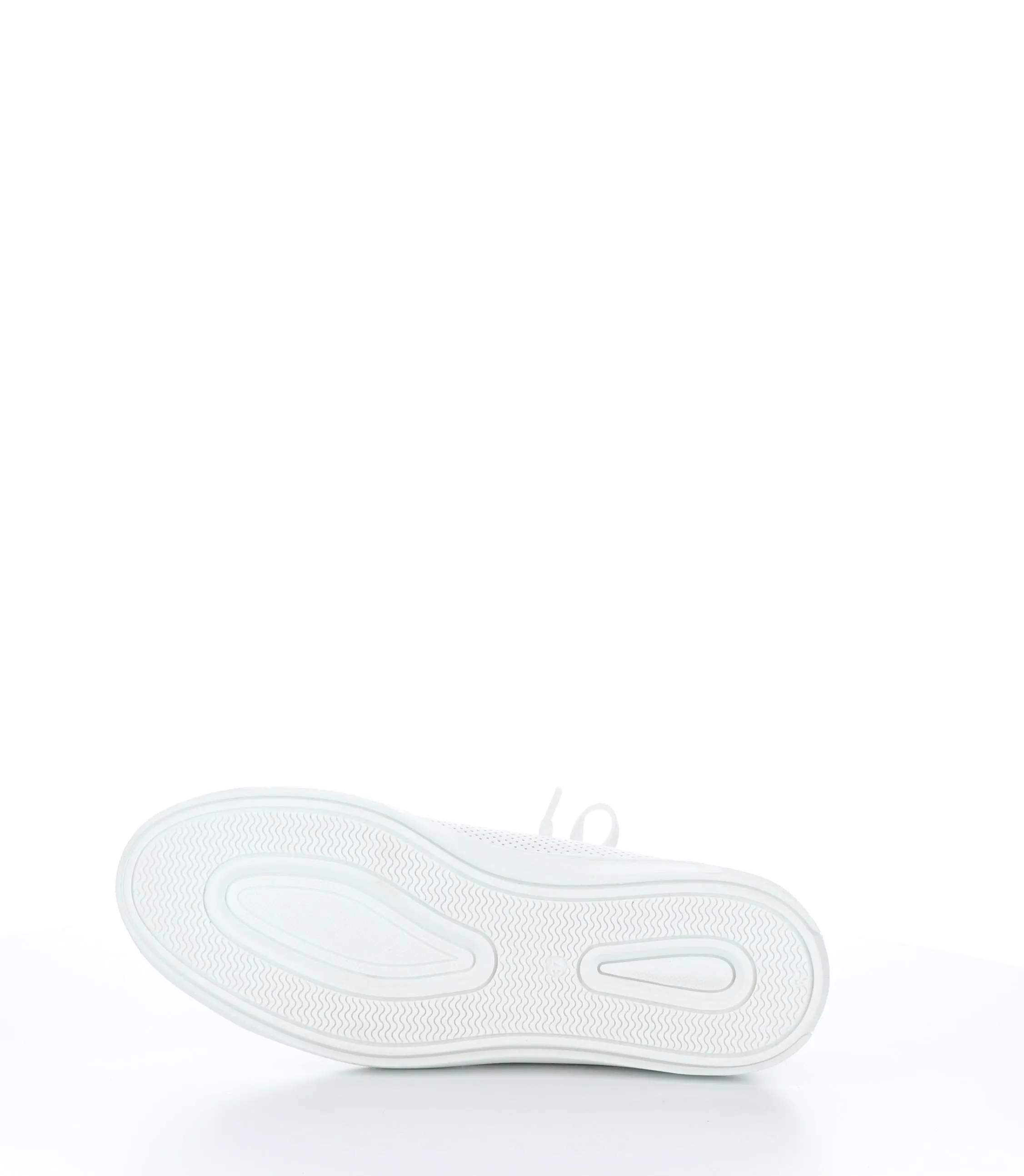 CHERISE SILVER/OFF WHITE Round Toe Trainers