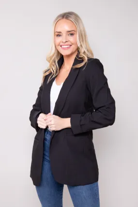 Classic Edge Blazer- Black