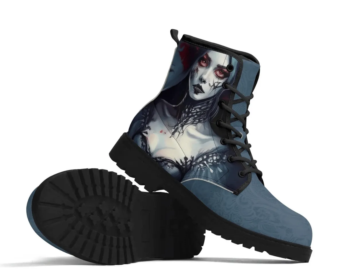 Dark Mistress Leather Boots