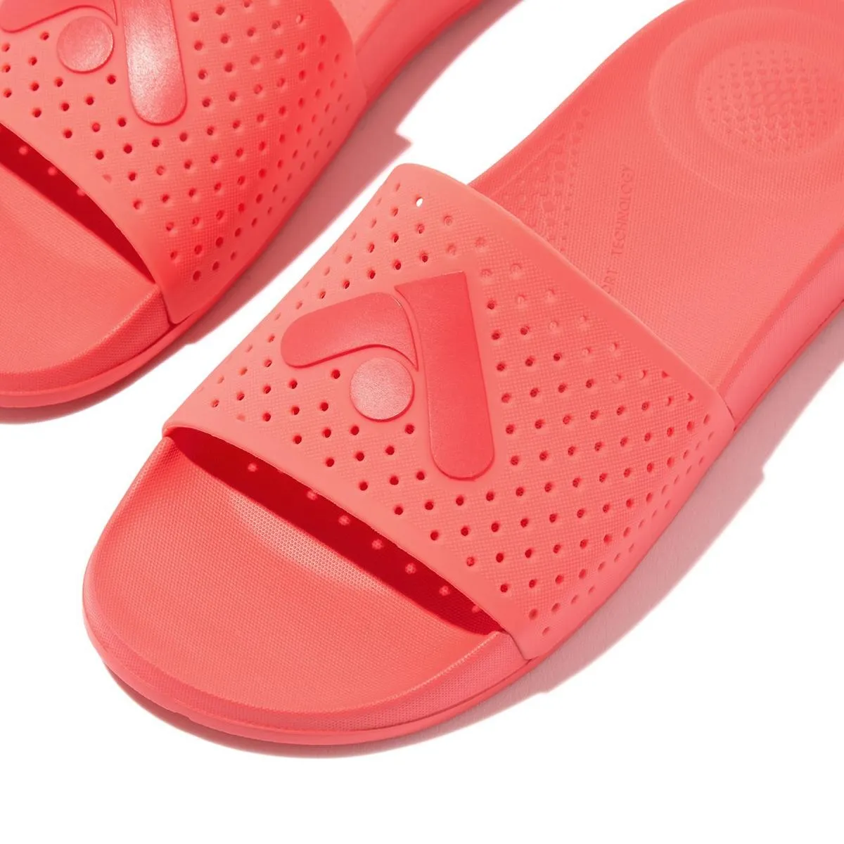 Fitflop iQushion Arrow Slides Rosy Coral