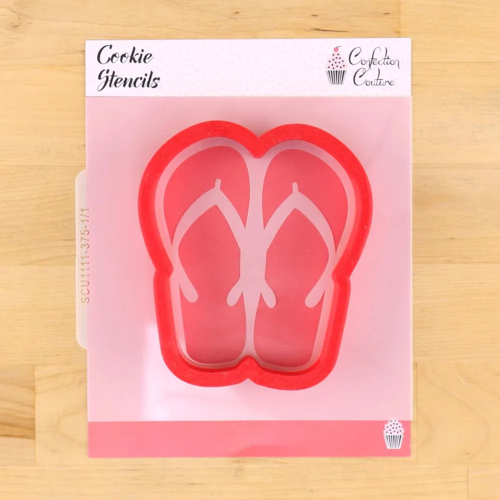 Flip Flops Cookie Stencil