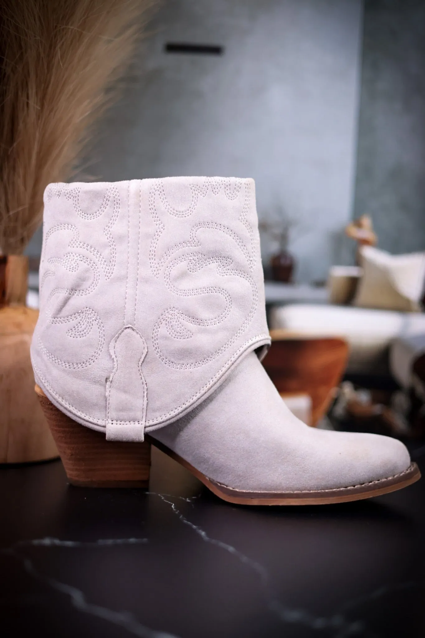 Frost Grey Saylor Ankle Boots