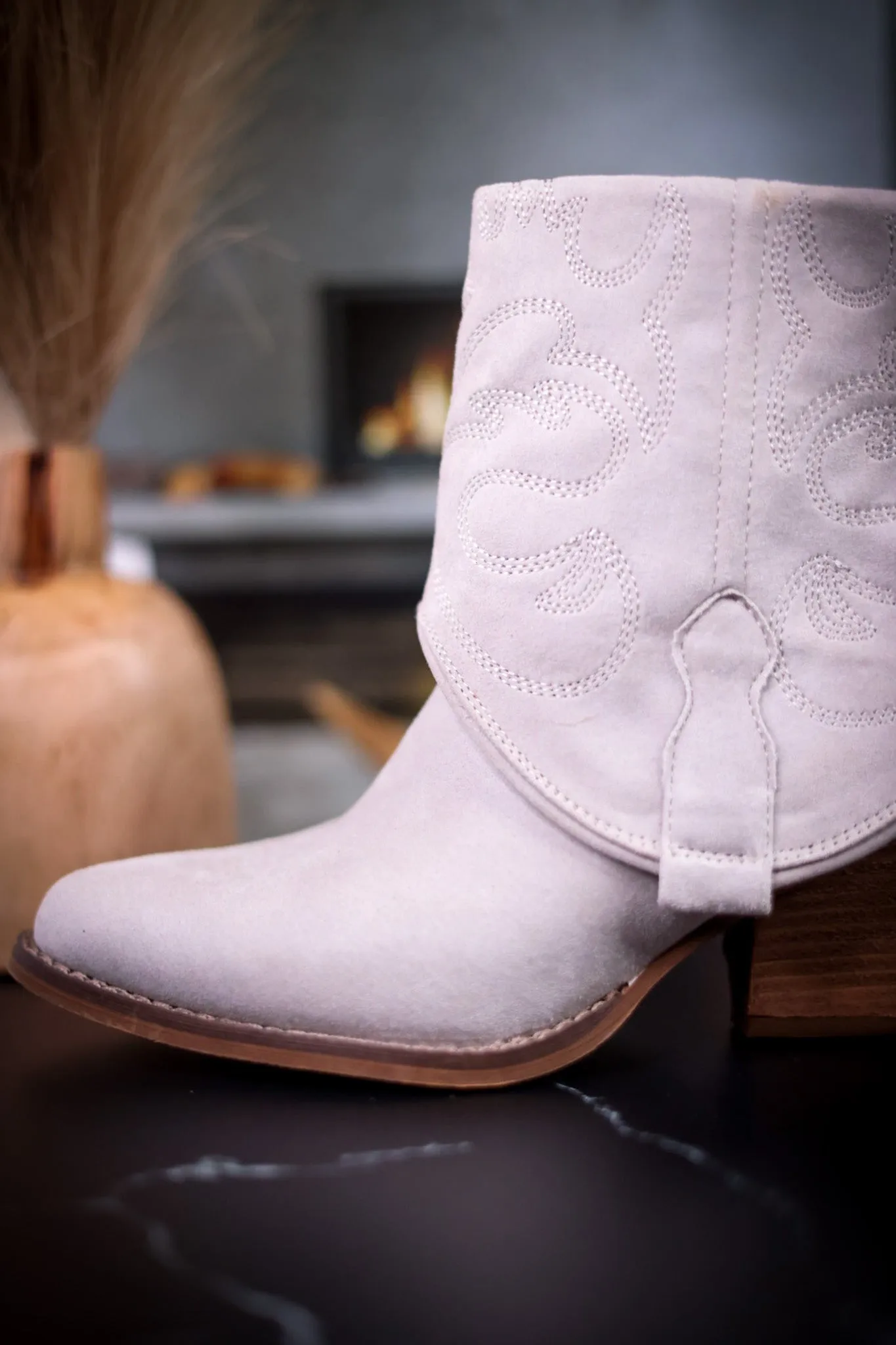 Frost Grey Saylor Ankle Boots