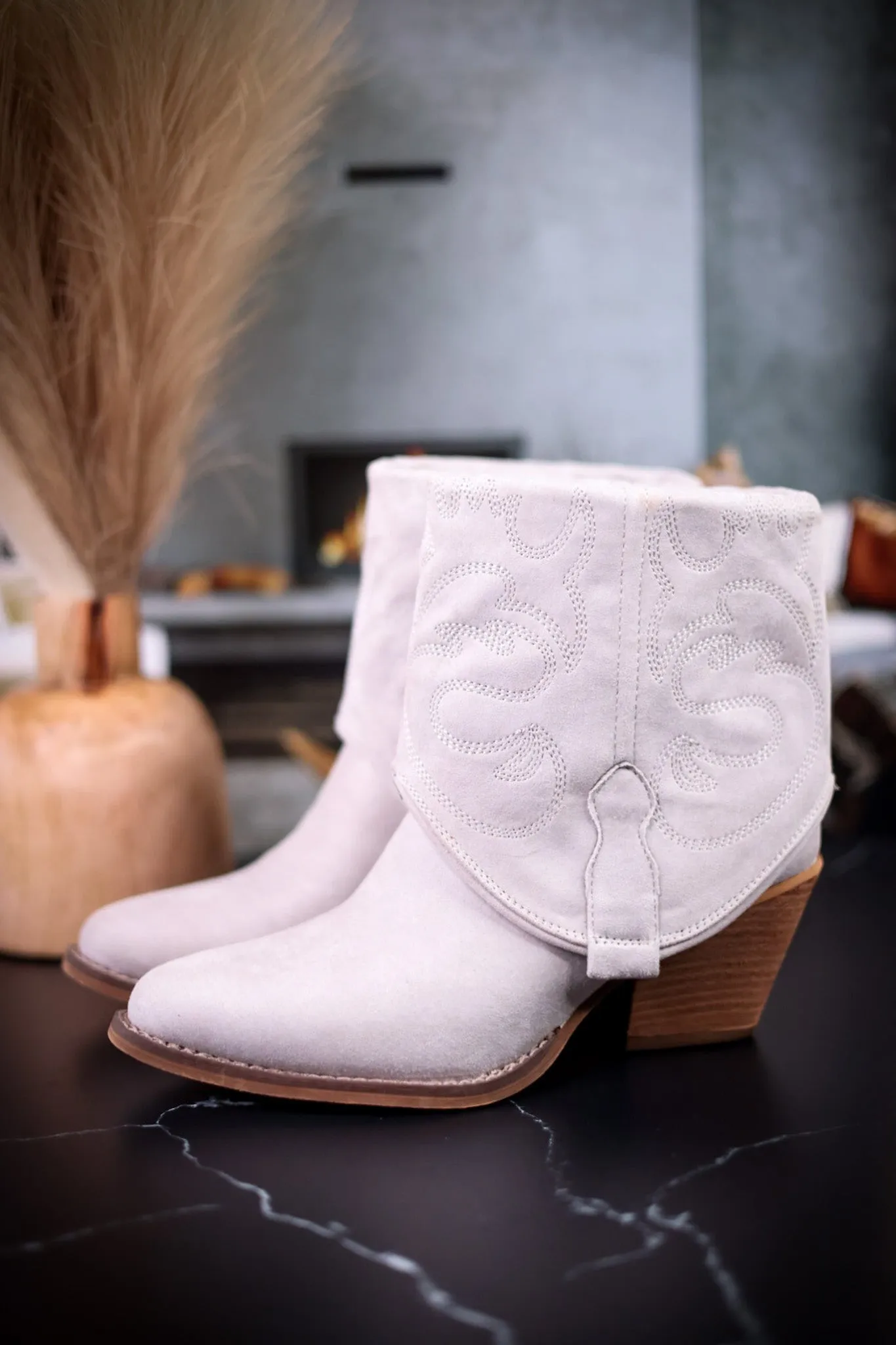 Frost Grey Saylor Ankle Boots