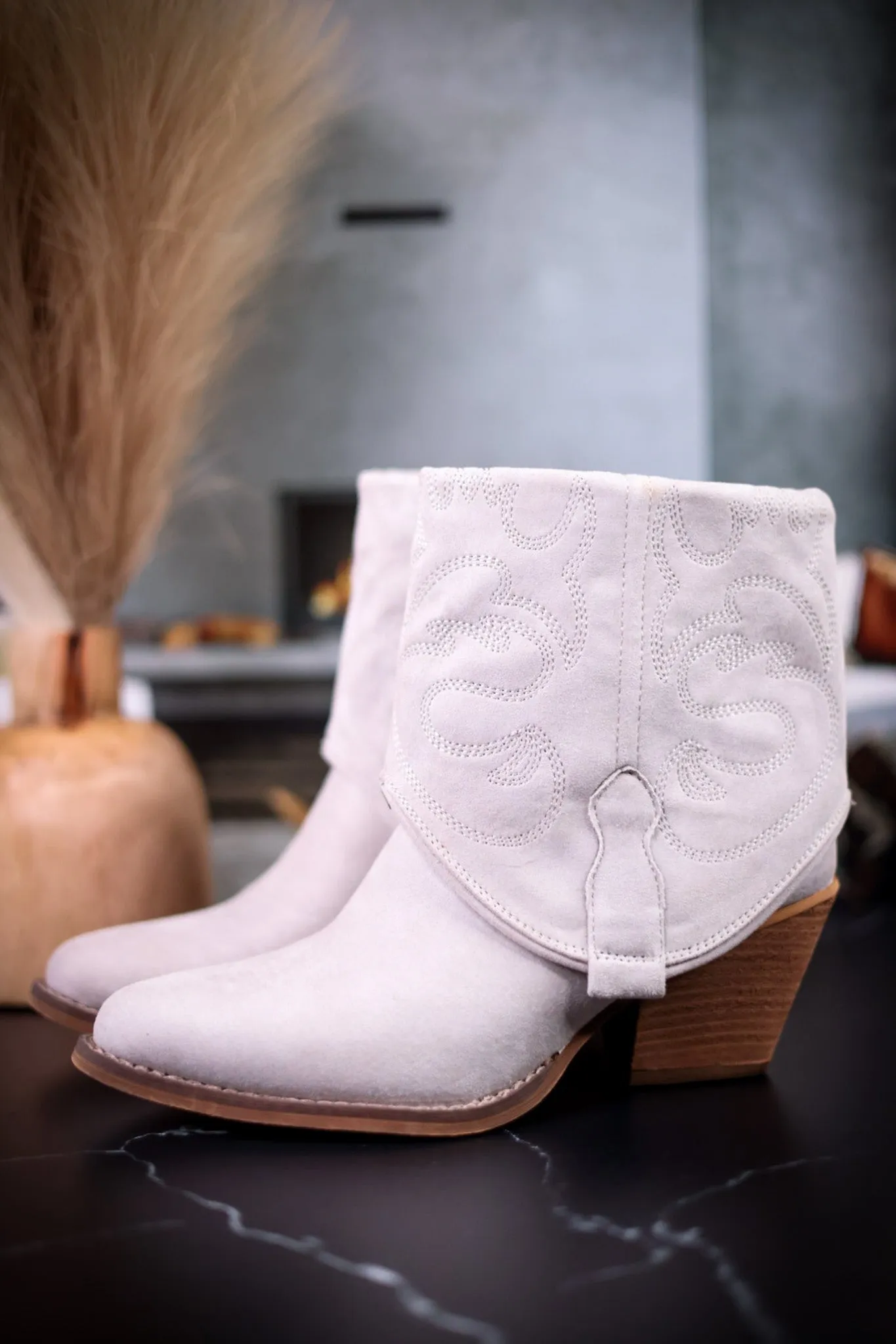 Frost Grey Saylor Ankle Boots