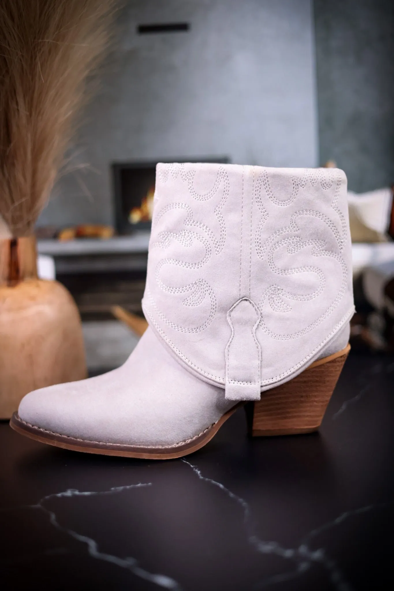 Frost Grey Saylor Ankle Boots