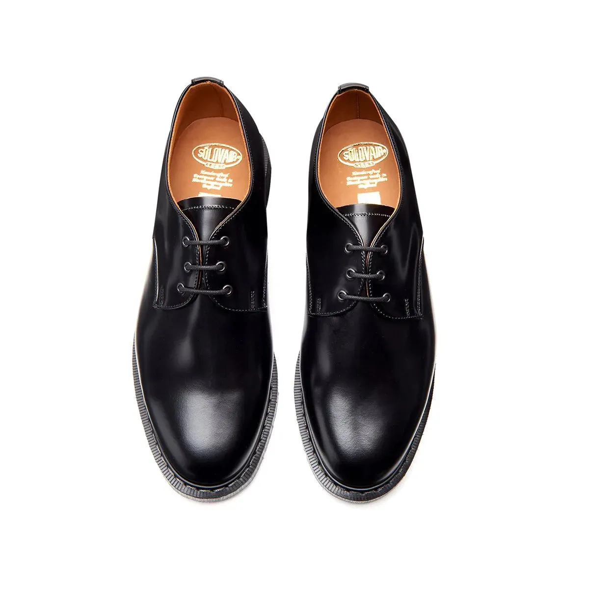 Gibson Shoe 3 Eye - Schwarz Hi Shine