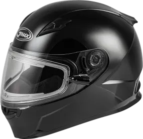 Gmax FF-49S Full Face Snow Helmet Gloss Black Electric Shield Cord
