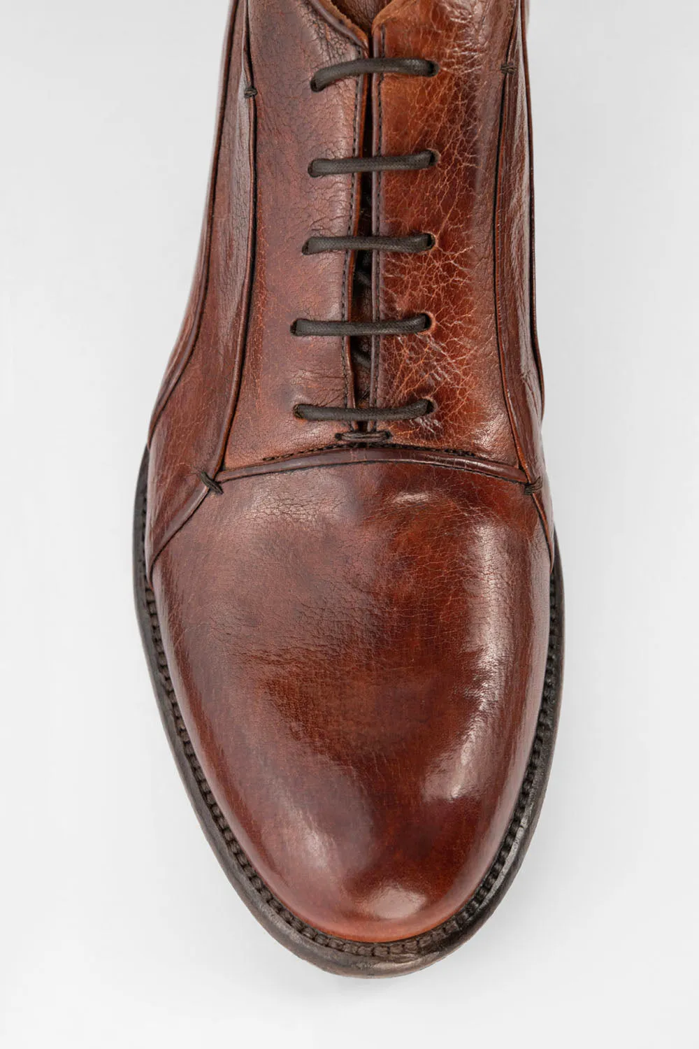 KNIGHTON EDGE rich-cognac chukka boots.