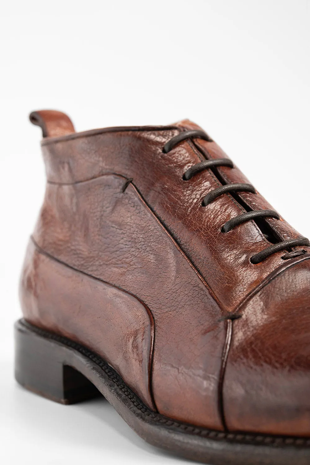 KNIGHTON EDGE rich-cognac chukka boots.