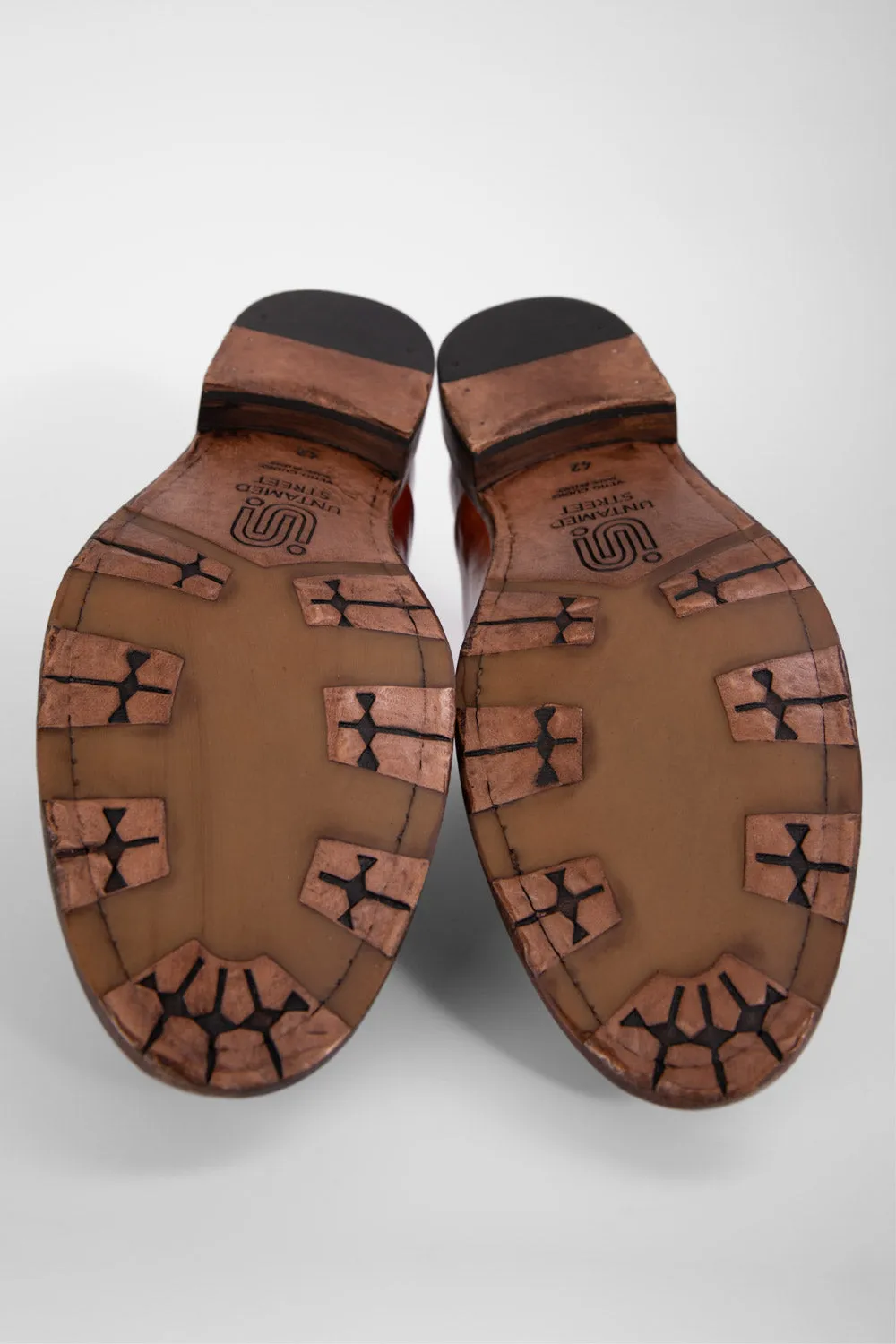 KNIGHTON EDGE rich-cognac chukka boots.
