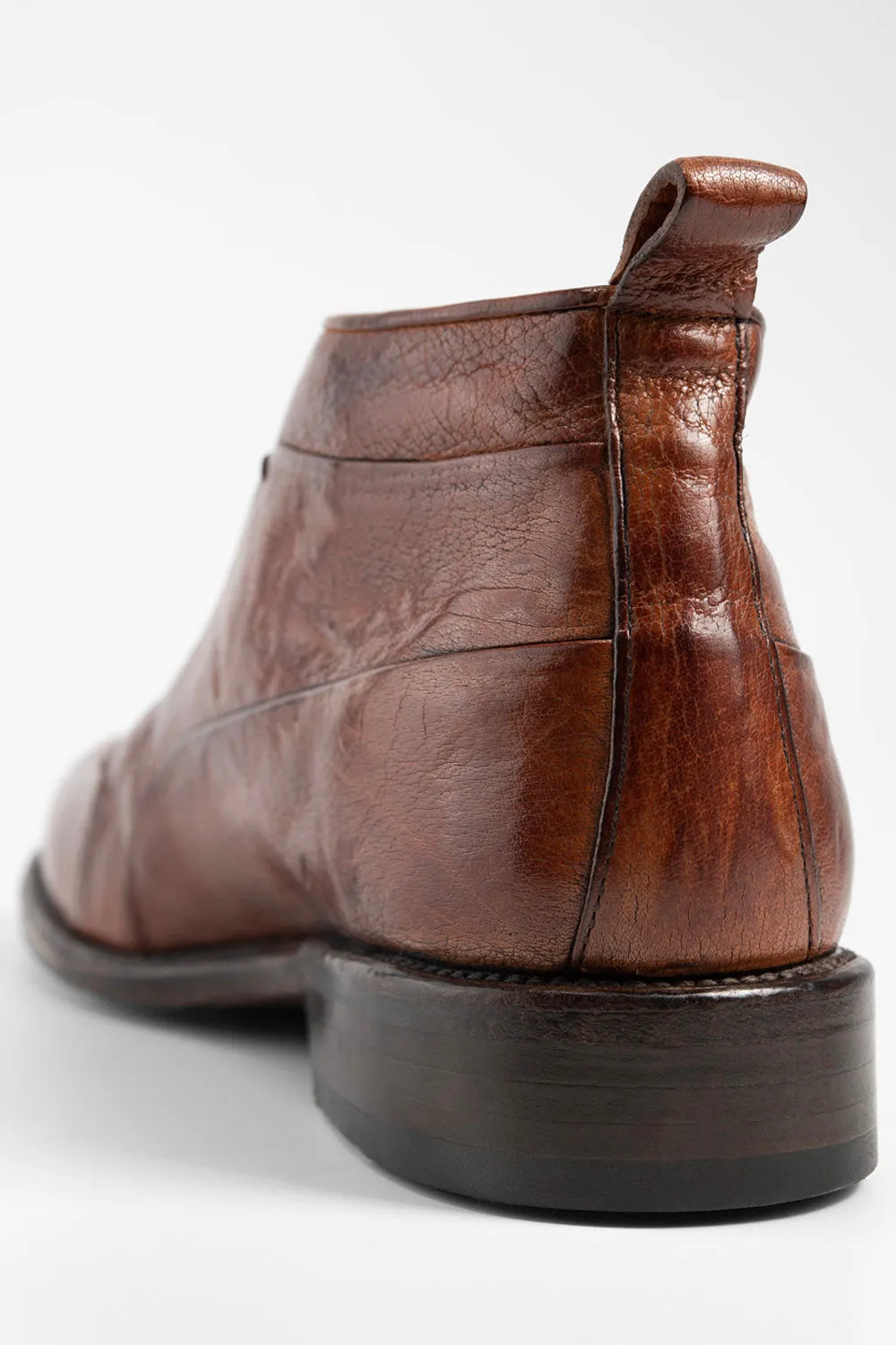 KNIGHTON EDGE rich-cognac chukka boots.
