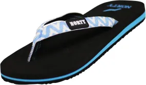 Norty WOMENS 5-10 SANDAL BLACK BLUE   12101