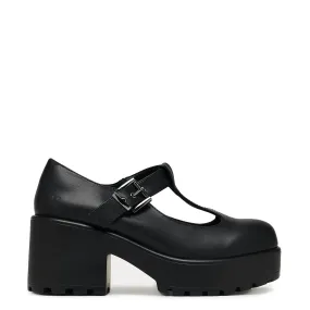SAI Black Mary Jane Shoes 'Faux Leather Edition'