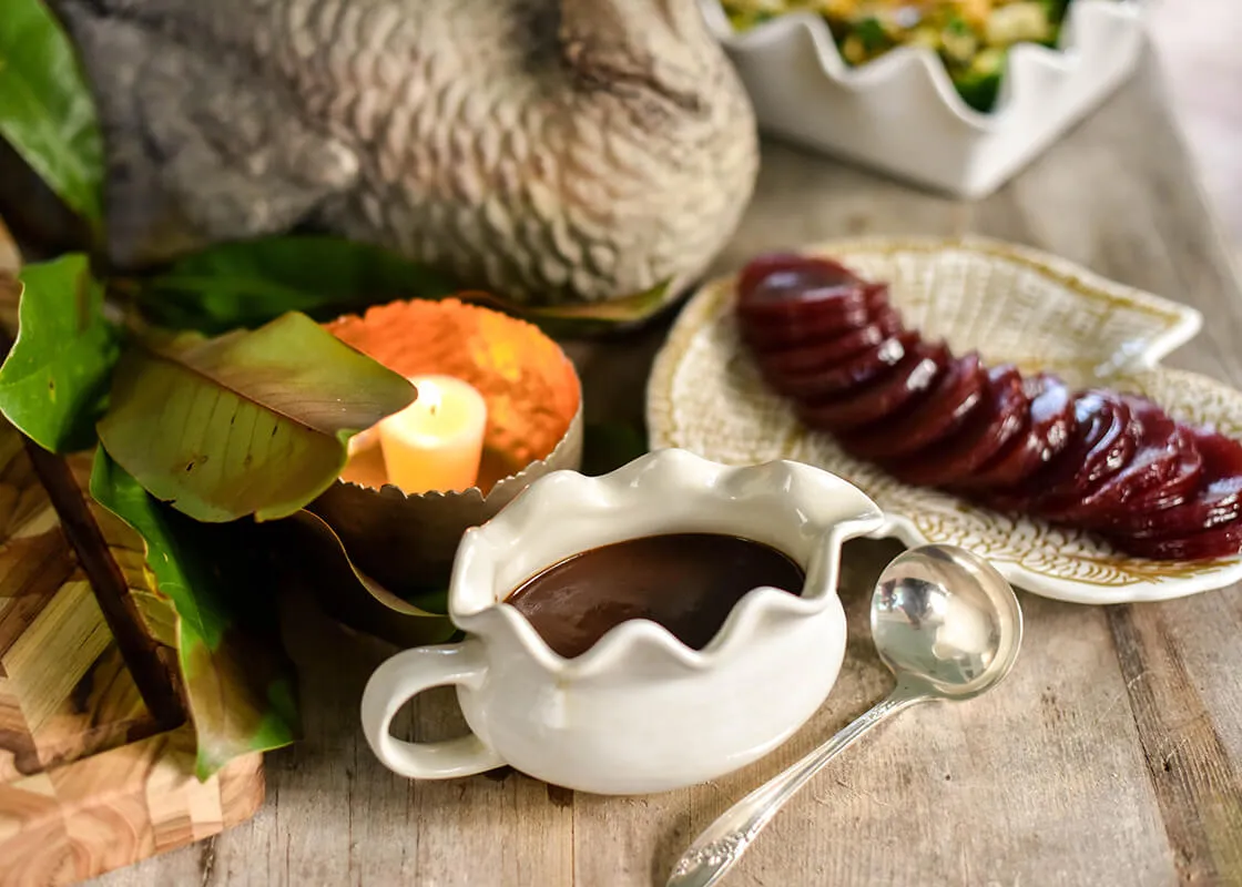 Signature White Ruffle Gravy Boat