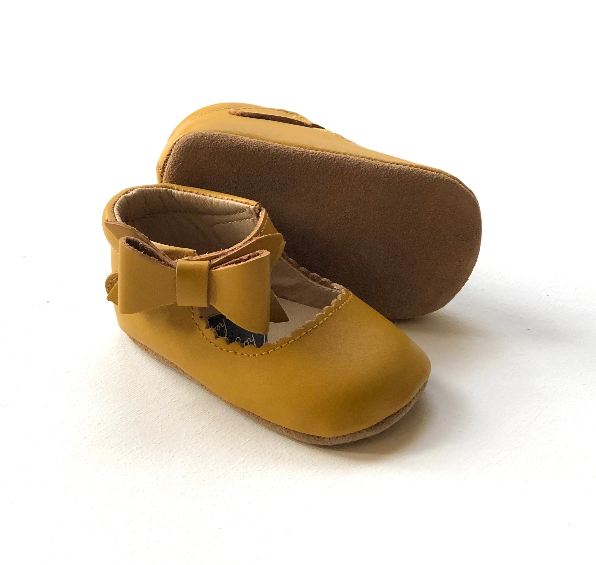 Sweet Mary Janes - Marigold - Soft Sole