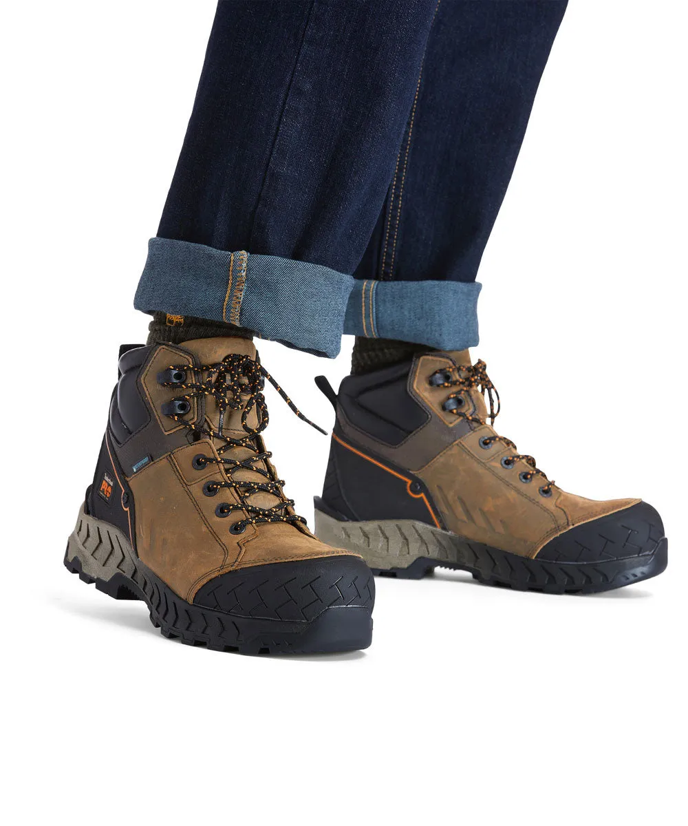 Timberland PRO Work Summit Composite Toe Work Boot - Brown