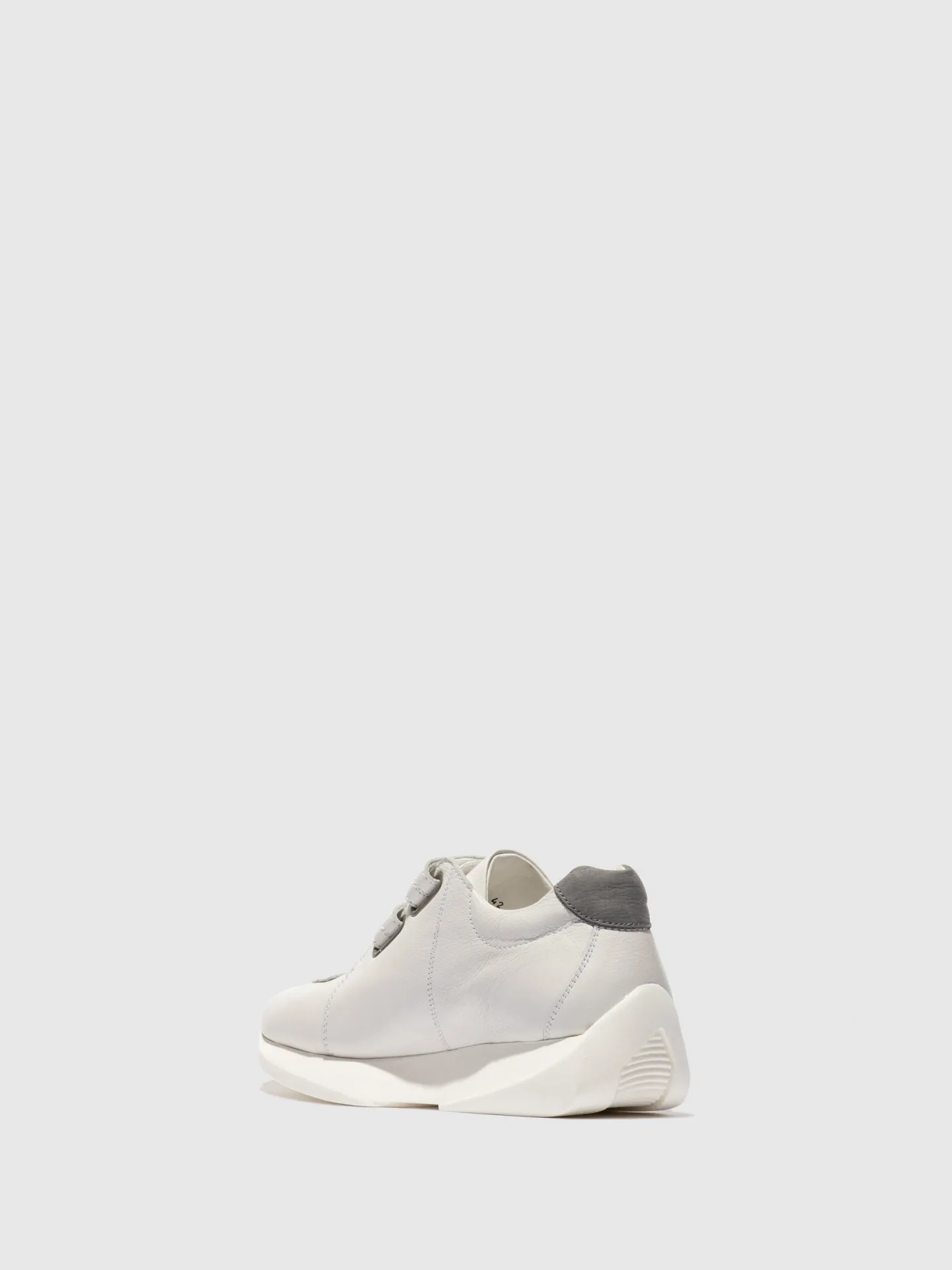 Velcro Trainers LECK732FLY BRITO WHITE/BLUE GREY