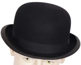 Vintage Mens English Bowler Hat Derby Moss Bros Covent Garden Large 7 3/8