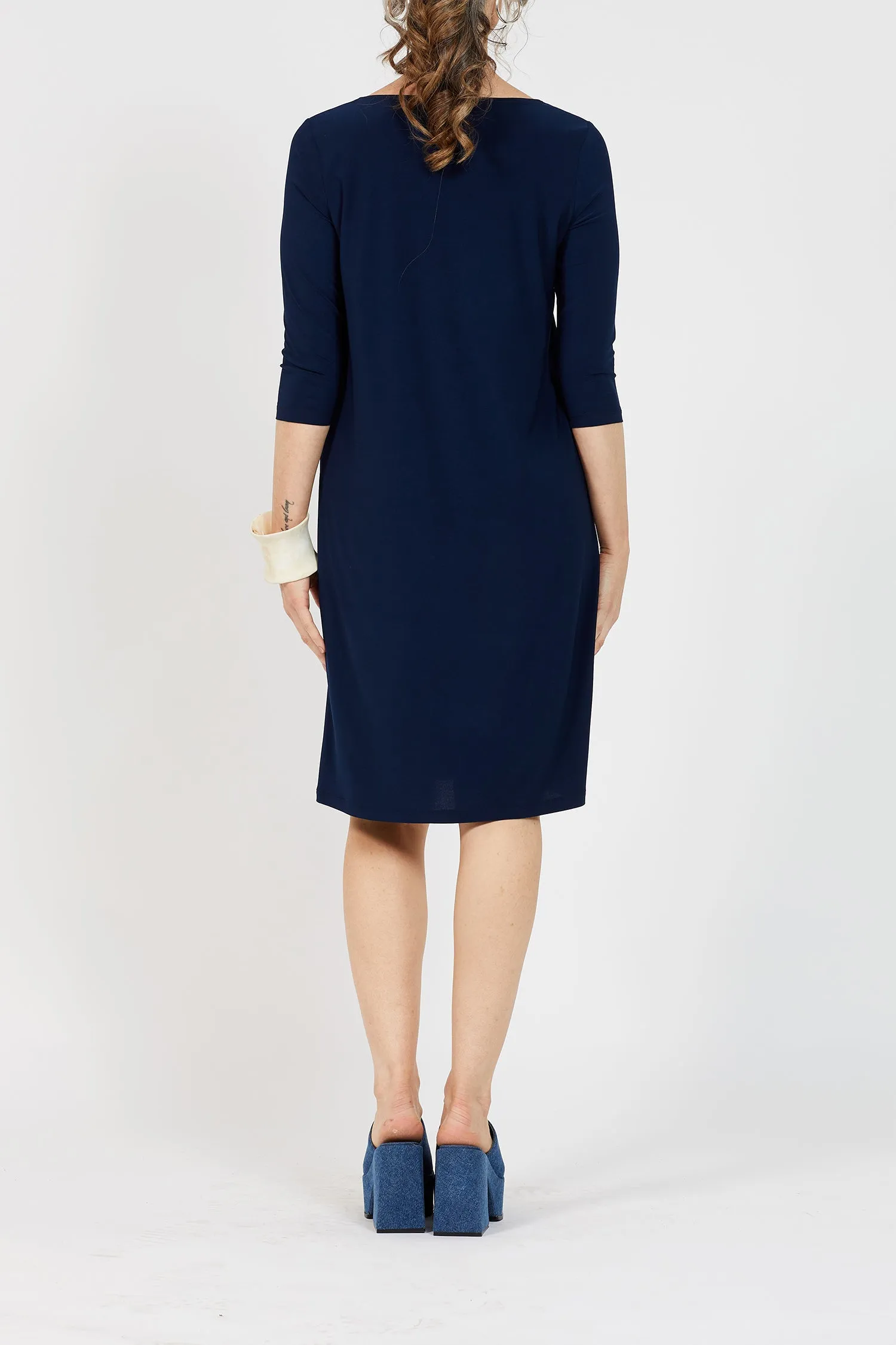 Voyager ¾ Boat Neck Dress