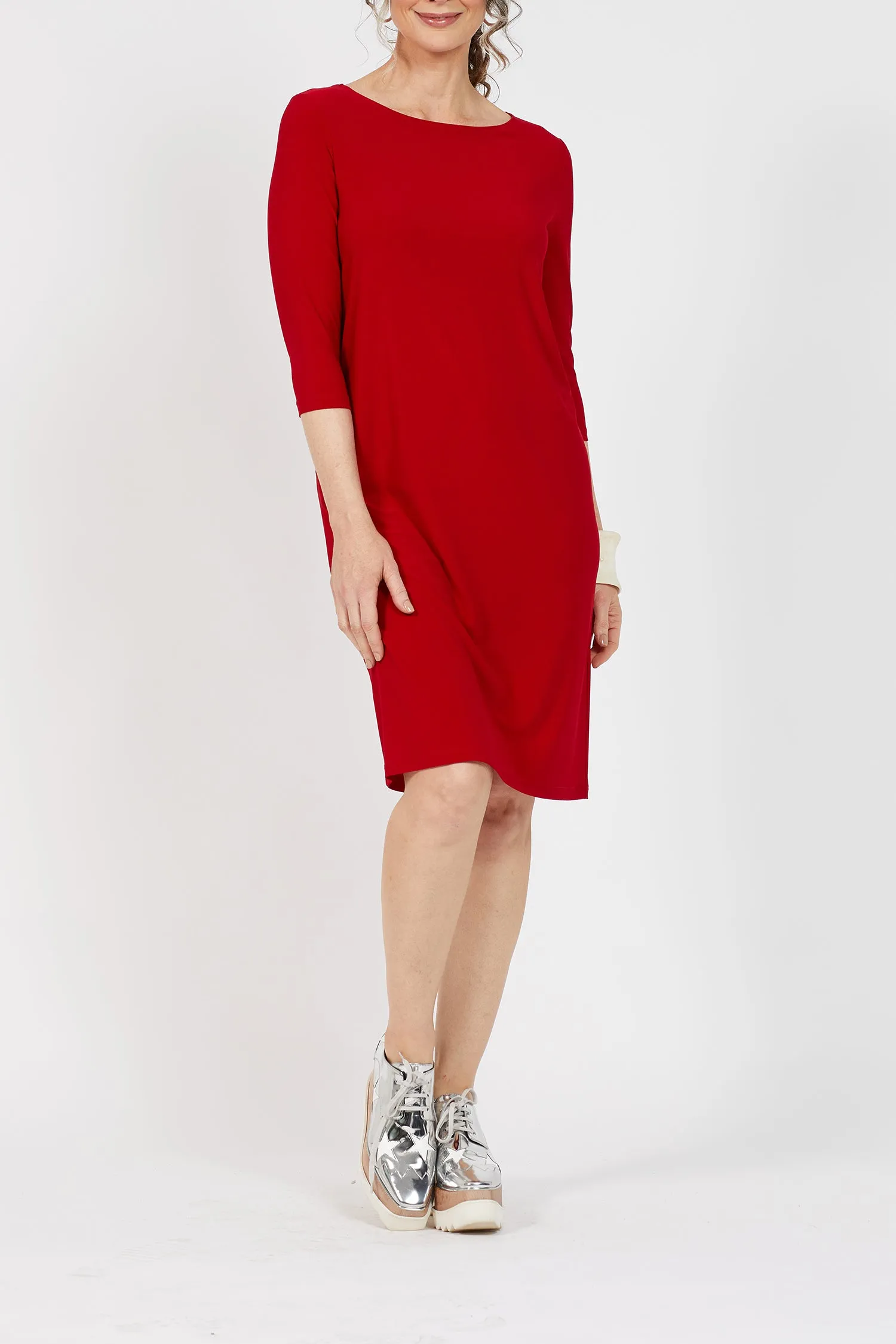 Voyager ¾ Boat Neck Dress