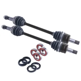 Yamaha Rhino 450 660 Front Axles and Wheel Bearing Set